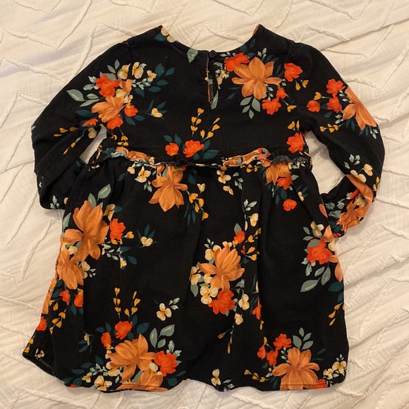 Black floral dress - Picture 2 of 2